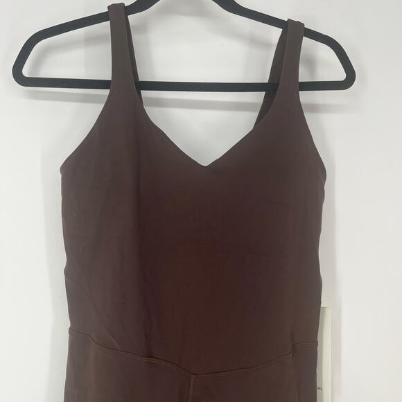 Lululemon Align Bodysuit Shorts 6" Espresso One Piece New With Tags - Picture 7 of 9
